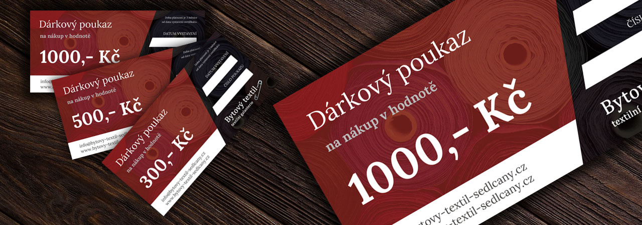 Dárkové poukazy